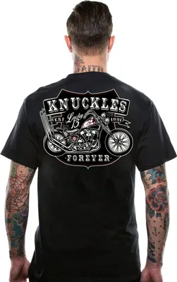 Produktbild von Lucky 13 T-Shirt Knuckles Black-XXXL