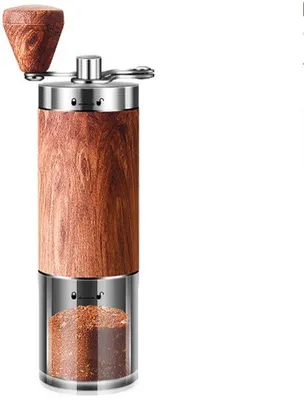 Immagine prodotto di Macinacaffè manuale - macinacaffè in acciaio inossidabile - per espresso, French Press, caffè filtro - macinacaffè portatile per la casa, il campeggio e i viaggi
