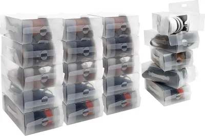 Produktbild von Schuhaufbewahrungssystem - Schuhorganizer - Schuhbox - Schuhe aufbewahren - Must Have im Haus!