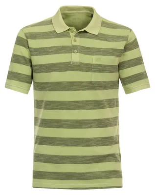 Redmond gestreiftes Polo in grün