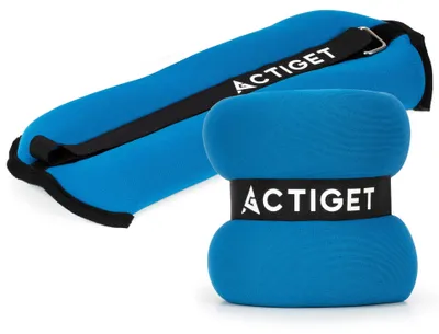 Produktbild von ACTIGET Hand- und Fußgewichte 2x2 kg für Fitness-Training - Blau