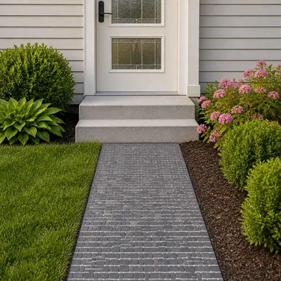 Produktbild von Möbel Mosaikfliesen Grau 30 x 30 cm Marmor - Terrassenfliesen &22356