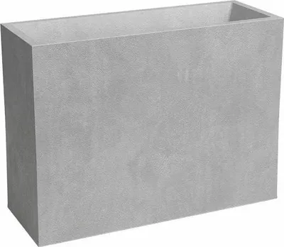 Image de Jardinière - Plastique - Gris clair - 80 cm - 50 l - Sydney - ARTEVASI