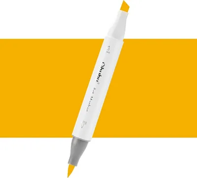 Zdjęcie produktu dla Dwustronny pędzel i dłuto OHUHU, YR33 Melon Yellow