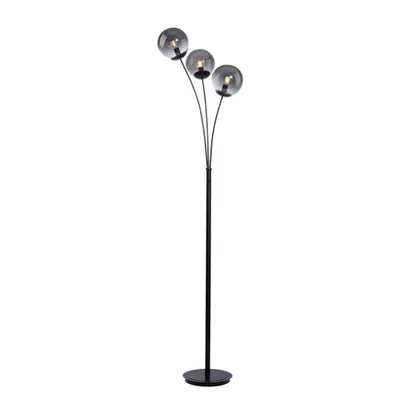 Produktbild von Stehleuchte, Schwarz, Rauchglas, H 185 cm