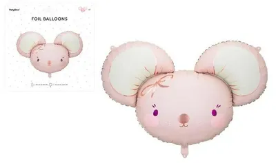 Obrázek produktu pro PartyDeco FB190, Hračka balón, Fólie, Růžová, Obrázek, Párty, Univerzální