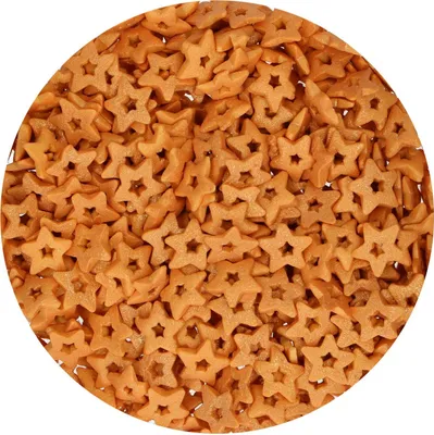 Produktbild von FunCakes Sprinkles Offene Sterne Gold 50 g