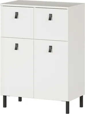 Produktbild von Vendomo Badezimmerschrank Orion Weiß 60 x 35 x 86 cm