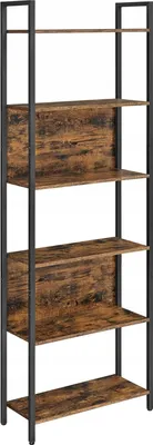 Zdjęcie produktu dla Regał na Książki Półka Loft Industrialny Rustykalny Do Pokoju Salonu