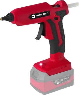 Zdjęcie produktu dla TOOLCRAFT AP-1200 Akumulatorowy pistolet do klejenia na gorąco bez akumulatora, bez ładowarki 11 mm 20 V 1 szt.