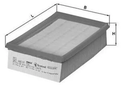 Produktbild von Luftfilter MAHLE LX 475 Filtereinsatz