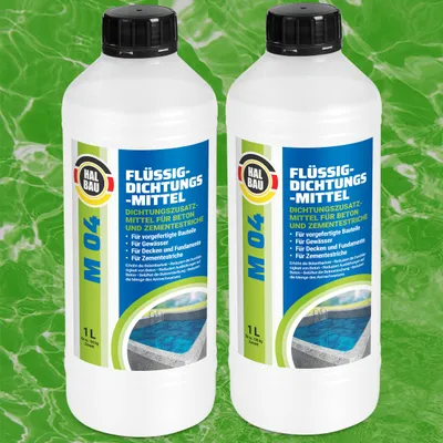 Produktbild von Flüssiger Dichtungsmittel 2L für Beton Zementestrich Mörtelzusatzmittel Plastifizierer M04