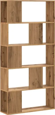 Obrázok produktu pre vidaXL Regál 5 políc Artisan dub 80,5x23,5x162,5 Materiál na báze dreva