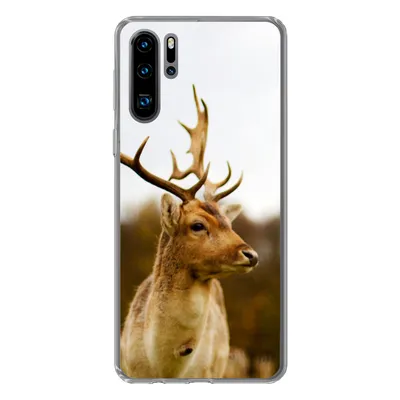 Produktbild von MuchoWow® Handyhülle Schutzhülle Hülle für Huawei P30 Pro Damhirsch - Wald - Herde - Tiere - Natur Silikon Softcase Handy Hülle - Schutzdeckel
