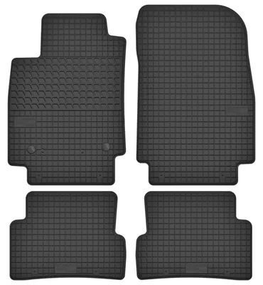Produktbild von Gummi-Fußmatten für Renault Captur 2013-2019 (SUV) – 4-tlg, Schwarz, passgenau – Wielganizator SolidTread