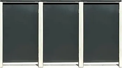 Produktbild von 3 Tailor Mülltonnenboxen Basic für 240 Liter Tonne /o.Stanzung /Anthrazit / Grau