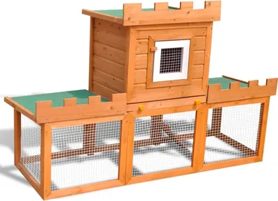 Immagine prodotto di Conigliera all'Aperto Grande Gabbia Animali Piccoli Una Casetta