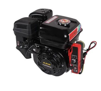 Produktbild von Benzin Motor 6,5 PS 19,05mm Elektrostart Benzinmotor 4Zylinder