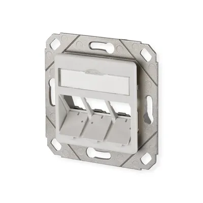Immagine prodotto di Modulo METZ CONNECT scatola di derivazione da incasso, 3 porte non equipaggiate bianco puro