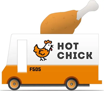 Produktbild von Candylab Spielzeugbus Candycar Hot Chick Holzbus