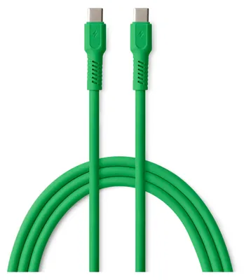 Produktbild von COLORUM kabel USB-C - USB-C 1,8m 3A CK60-CC-10 Für Smartphone, Tablet, Laptop Grün