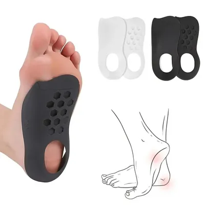 Produktbild von Orthopädische Einlegesohlen Plattfuß Einlagen, Schuheinlagen Orthopädische, Fersensporn Einlagen (2 Stück) - SOLEBRACE S/M