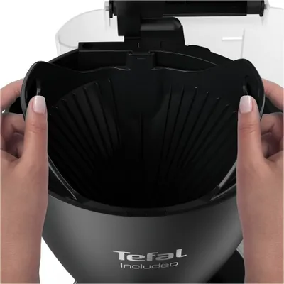 Obrázek produktu pro Tefal Includeo CM5338, Kávovar na překapávanou kávu, Mletá káva, 1000 W, Černá