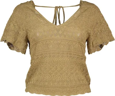 Produktbild von Scotch & Soda Metallic Pointelle Pullover Braun XS Frau Braun XS