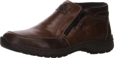 Produktbild von Rieker Herren Stiefeletten Warmfutter Reißverschluss Boots 03352, Größe:43 EU, Farbe:Braun