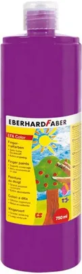 Produktbild von Fingerfarbe Flasche 750ml manganviolett Packung mit 10 Stück