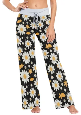 Productafbeelding van Dames Lounge Broek met Brede Pijpen
