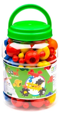 Zdjęcie produktu dla Duże klocki konstrukcyjne Big Loowi kulki 44 elementy 3+