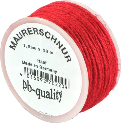Produktbild von Lot-Maurerschnur 50 m x Ø 1,5 mm Rot