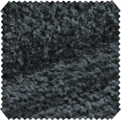 Produktbild von novely® ROLAND Bouclé-Stoff kuschelweicher Möbelstoff Volumen Polsterstoff | Meterware | 1lfm - Farbe: 07 Dunkelgrau