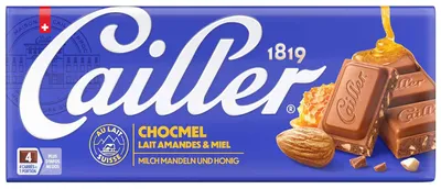 Produktbild von Cailler Chocmel Lait Amandes & Miel 100g