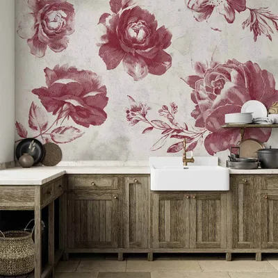 Produktbild von Vlies Fototapete - Garden of Memories - Third Variant 450x315 cm Blumen b-A-0898-a-d