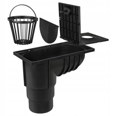 Produktbild von UNTERER DACHRINNENREINIGER, INSPEKTION, SCHACHTSCHLAUCH, SCHWARZ 50–110 mm
