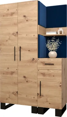 Produktbild von Garderobe ARTIN Set 6 mit gepolsterten Paneelen Industrial Design