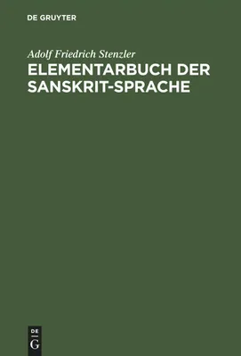 Produktbild von Elementarbuch der Sanskrit-Sprache