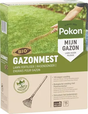 Image de Pokon Pokon Engrais gazon- 1kg - Engrais - Convient pour 15m² - 120 jours de nutrition biologique