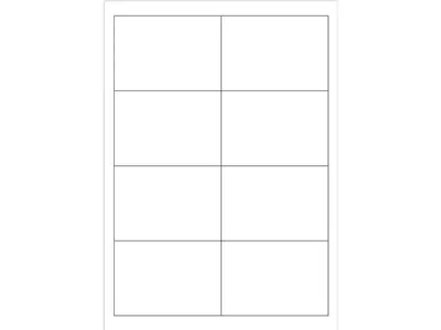 Produktbild von easy Premium Label Etiketten 96,5 x 67,7 mm 100 Blatt in weiß