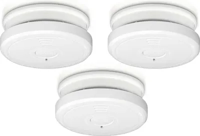 Produktbild von Alecto SA20 3X - Rauchmelder mit Stummschalt Taste - 3er Pack - Weiß