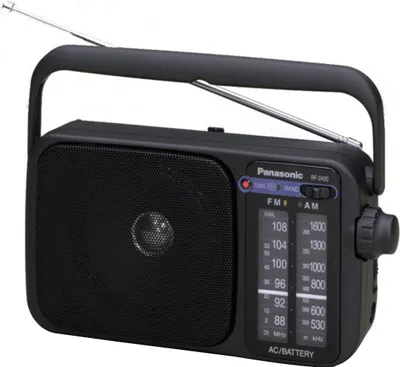 Zdjęcie produktu dla Panasonic RF-2400D, Przenośny, Analogowy, AM, FM, 87 - 108 MHz, 520 - 1730 kHz, 1 cm