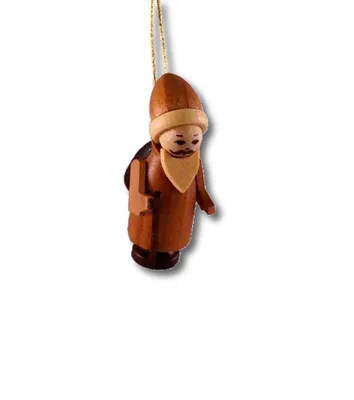 Produktbild von Baumbehang Baum mit Weihnachtsmann klein natur Höhe=3,5cm NEU