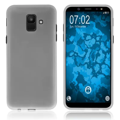 Produktbild von PhoneNatic Case kompatibel mit Samsung Galaxy A6 (2018) - clear Silikon Hülle matt Cover