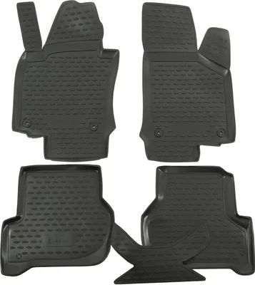 Obrázok produktu pre J&J Automotive | Gumové rohože so zvýšeným okrajom pre Octavia II 2004-2013