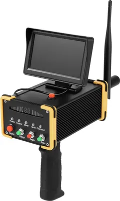 Image de Détecteur de métaux - Détecteur d'or pour recherche souterraine - Écran LCD haute définition - Rechargeable - 5,6-6 kHz, 360-440 Hz - Chargeur 100-240 V - Noir