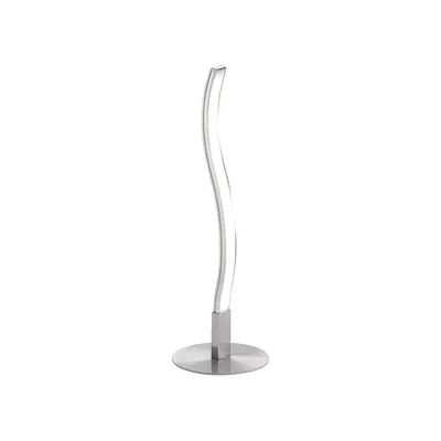 Obrázok produktu pre JUST LIGHT WAVE LED stolová lampa teplá biela 3W strieborná/biela 15128-55