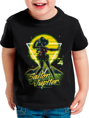 Produktbild von BaumwolleCloud Sailor Jupiter Kinder T-Shirt anime manga cosplay crystal