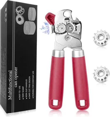 Produktbild von Edelstahl-Dosenöffner mit Magnet, scharfes Messer, Küchenhelfer
